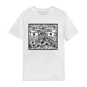Sabali X Good Vibes white crewneck t-shirt