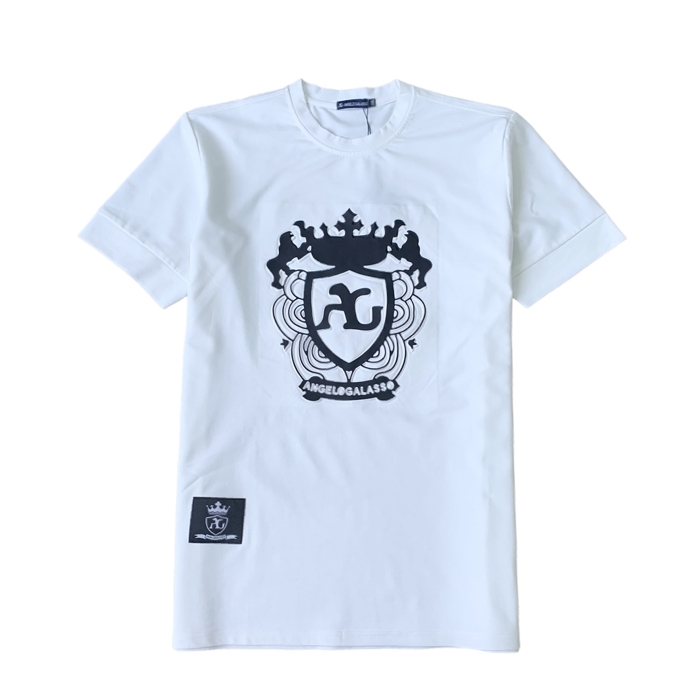 Angelo Galasso Premium White crewneck t-shirt | DOT Made