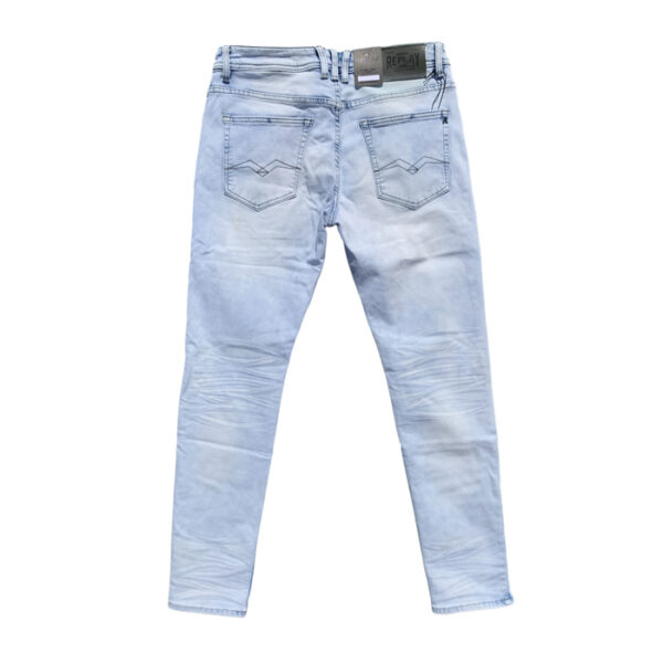 RS-29 Bleached Blue Stretch Denim Jeans - DOT Made