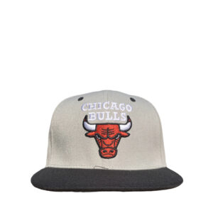 Chicago Bulls Grey-Black Snapback Cap