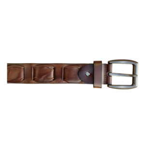 Roberto Raniera SS23 Chocolate Brown Leather Belt - Nanni