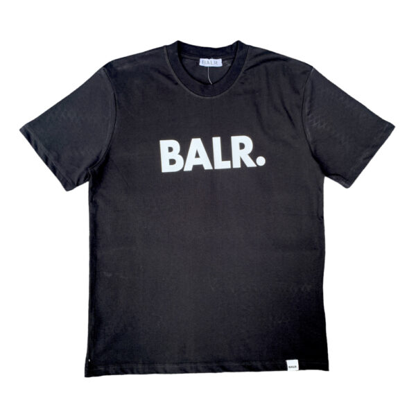 BALR Signature Black Crewneck T Shirt DOT Made