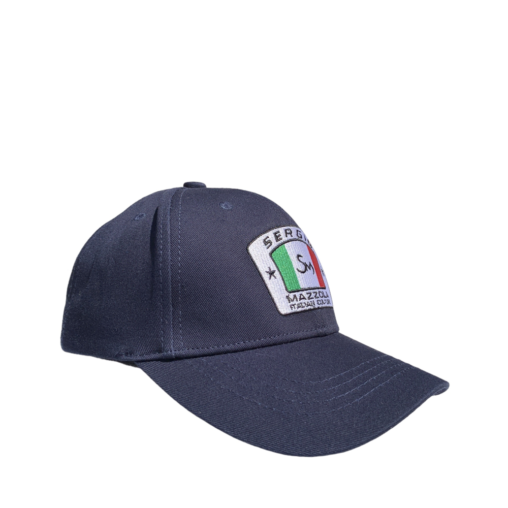 Sergio Mazzola Italian Culture Navy Blue Baseball Cap - Dot Made