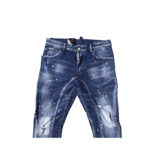 DSQ2 S74LB01151 Blue Stretch Denim Jeans
