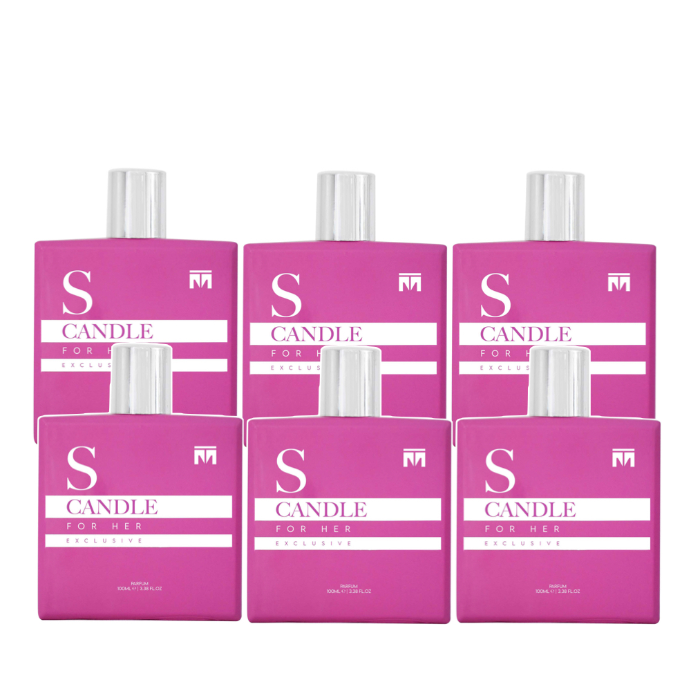 6-Pack S Candle For Her Exclusive Parfum 100ml - DOT Made