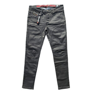 Roberto Raniera 8338 Black Wax Stretch Denim Jeans