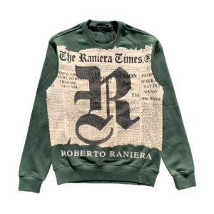 Roberto Raniera Times Green Crewneck Sweatshirt