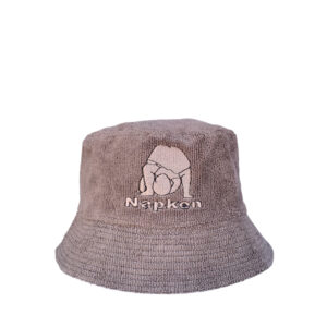 Napken SS20 Grey Logo Mouse Grey Cotton Bucket Hat