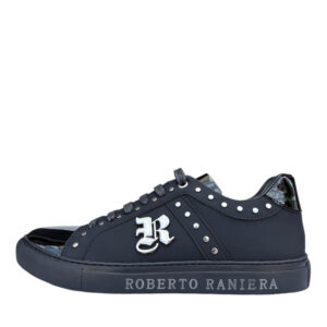 Roberto Raniera G610-1 Black Low-Top Sneakers