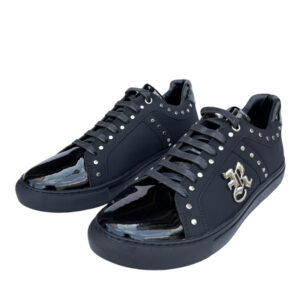 Roberto Raniera G610-1 Black Low-Top Sneakers