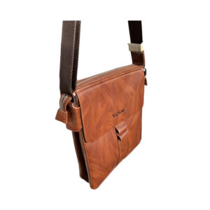 Victory Brown Leather Shoulder Bag