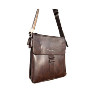 Victory SS24 Chocolate Brown Leather Shoulder Bag